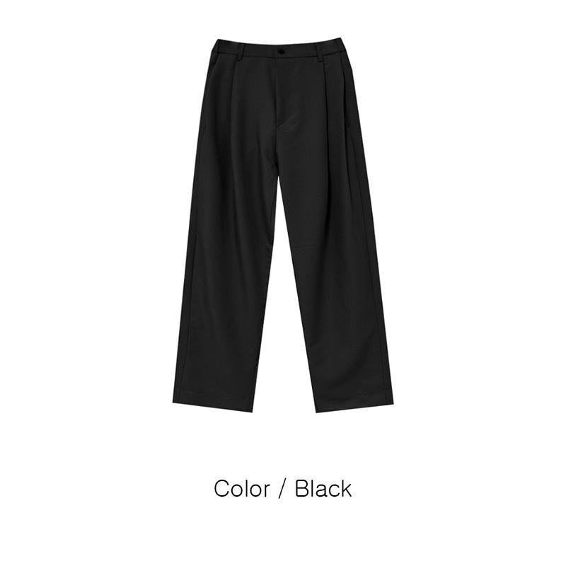 ASCLO Veron Two Tuck Wide Slacks (3color)