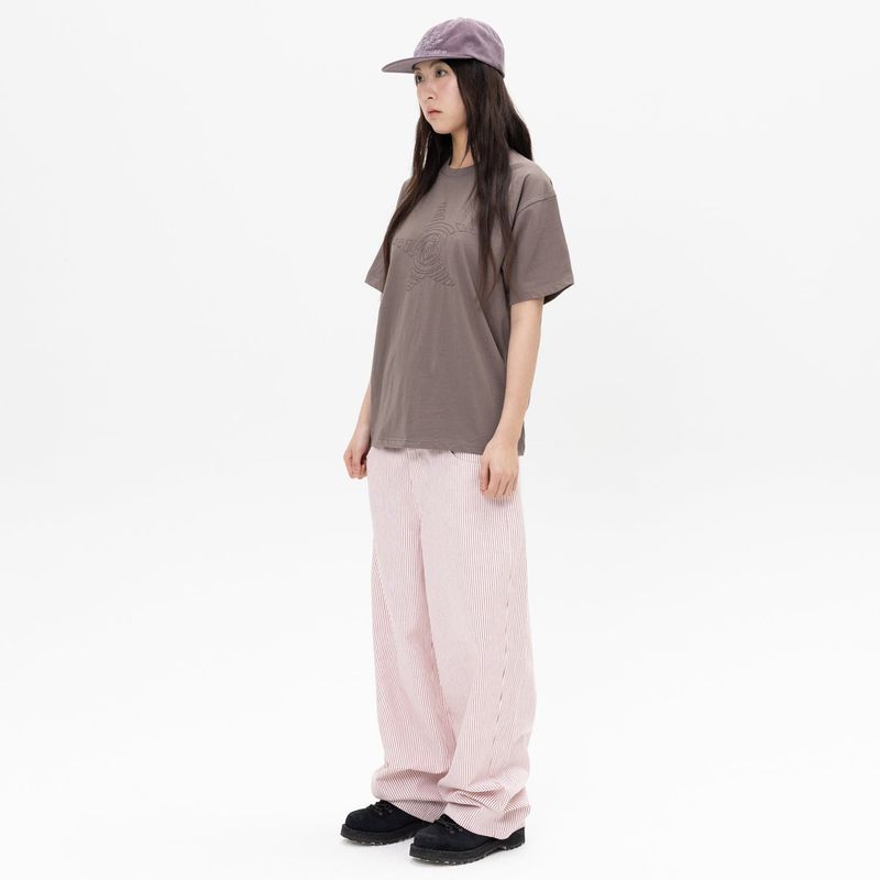 Twister Stitch Tee - Brown