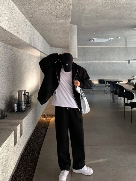 【Setup】Urban Double Middle Finger Overfit Hooded Cargo Training Set