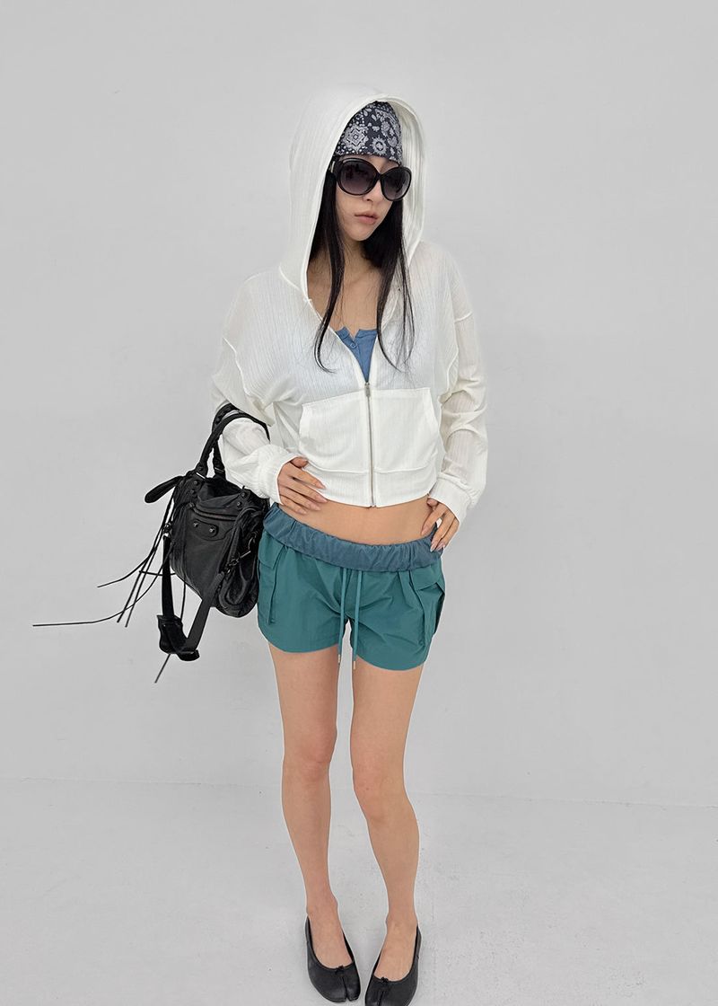 BLACKUP（ブラックアップ）の「[MADE] Angti Nylon Cargo Banding Shorts（Pants）」
