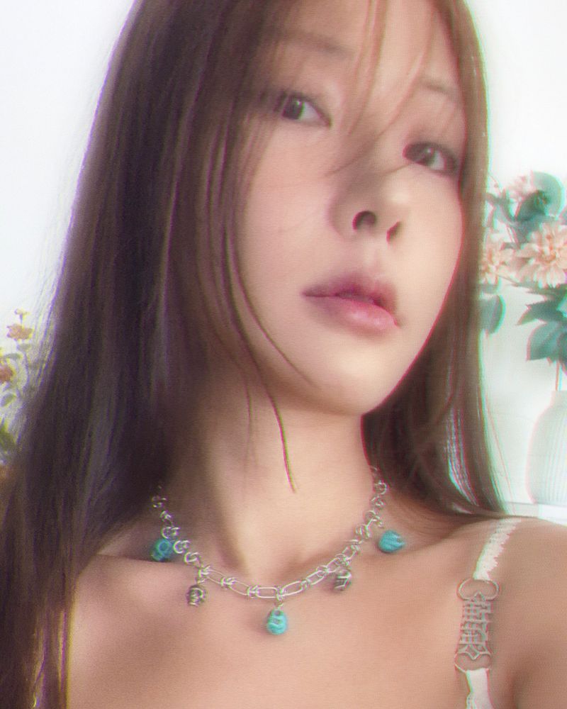 BUZZERBE(ブザービー)の「light blue chain necklace(Accessories)」