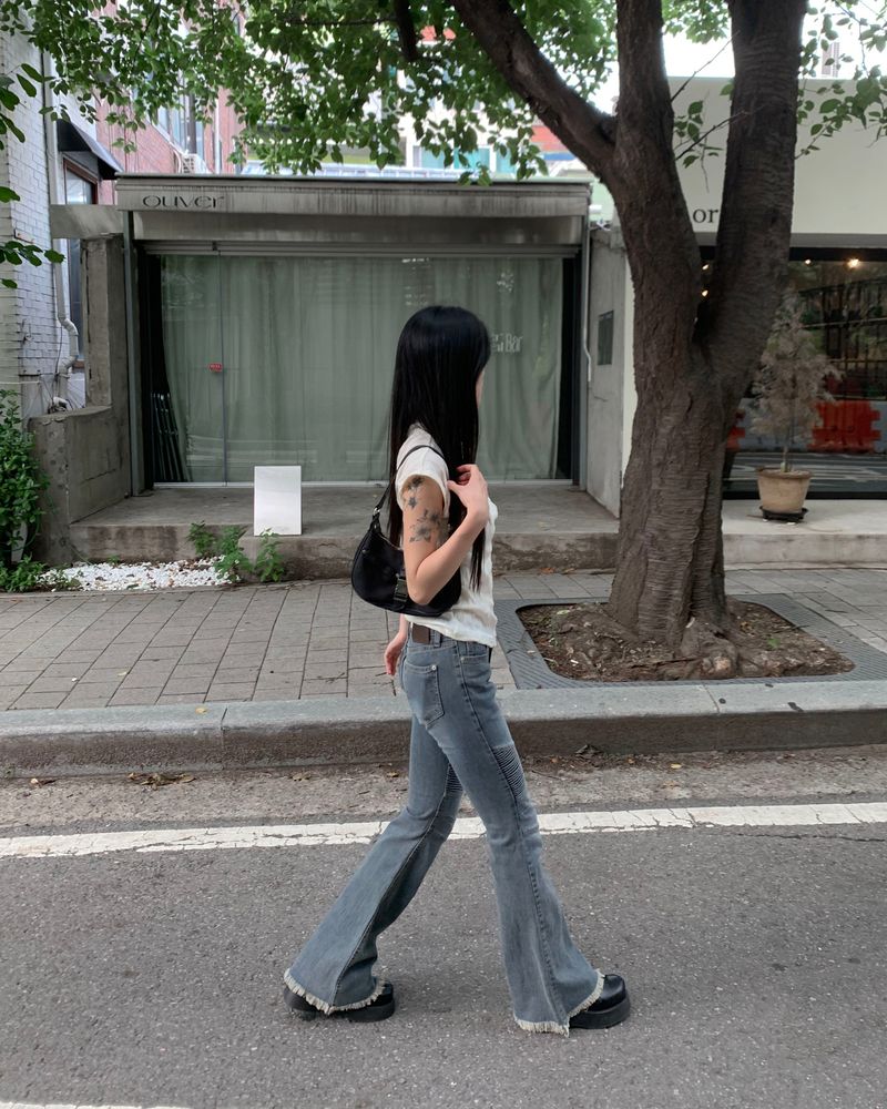 グラブブーツカットパンツ