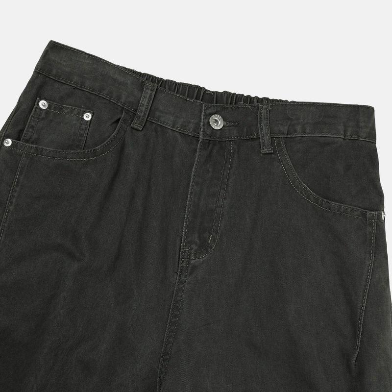 Way pintuck curved pants