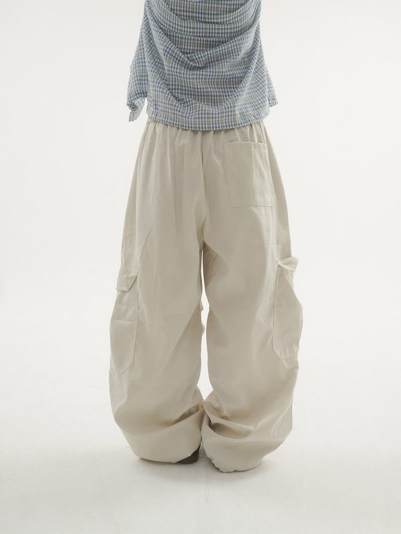 Toni pintuck cargo pants -3C