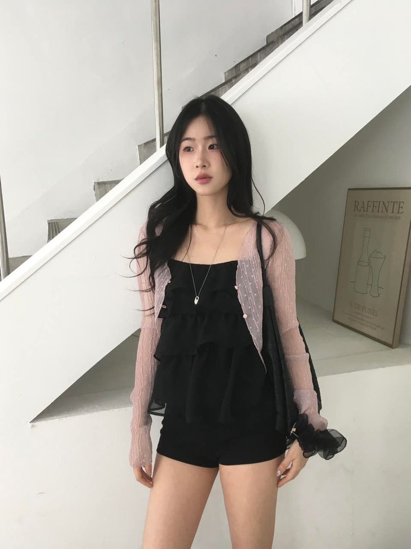 Linkle dot cardigan