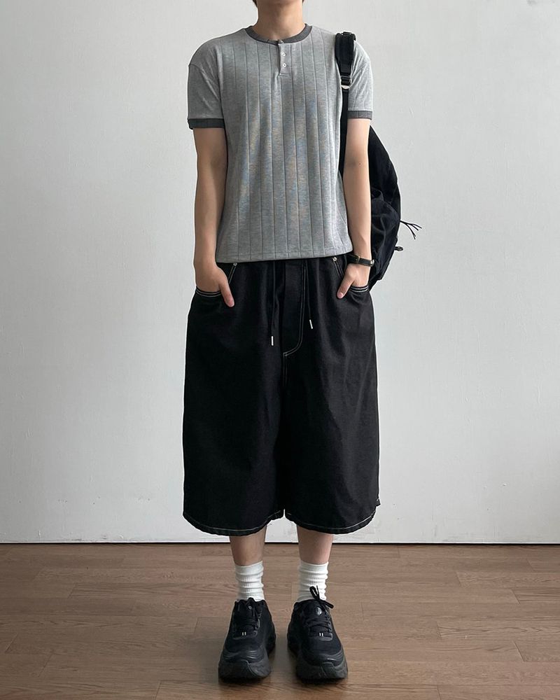Peak Bermuda Denim Pants