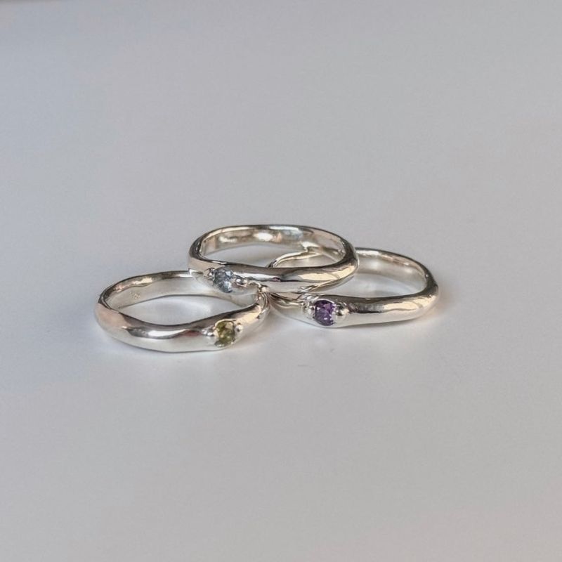 Silver 925 Birth ring