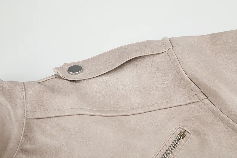 Multi Zip Leather Blouson