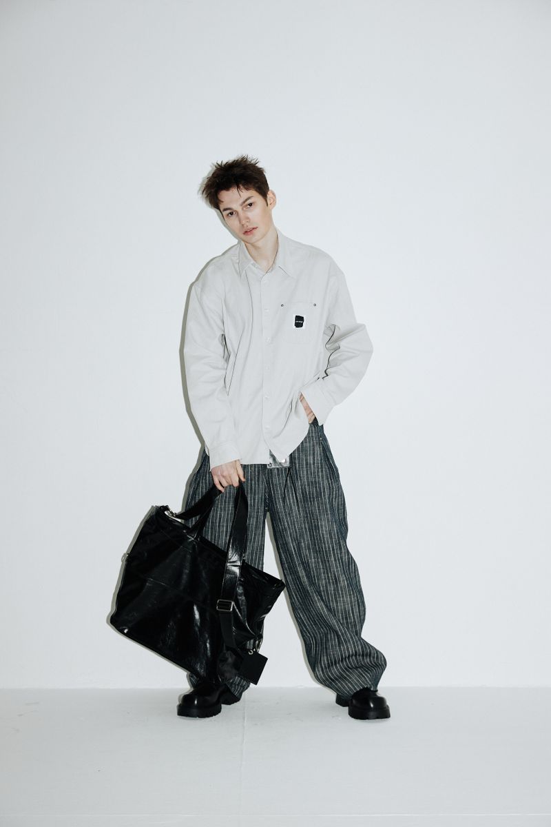 Garment Washed Work Shirts (Lauren-beige)
