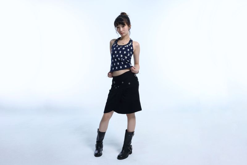 Eyelet 2 - Way Wrap Skirt - Black