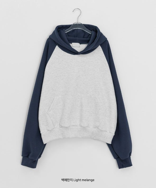 Ginke Raglan Color Matching Hoodie