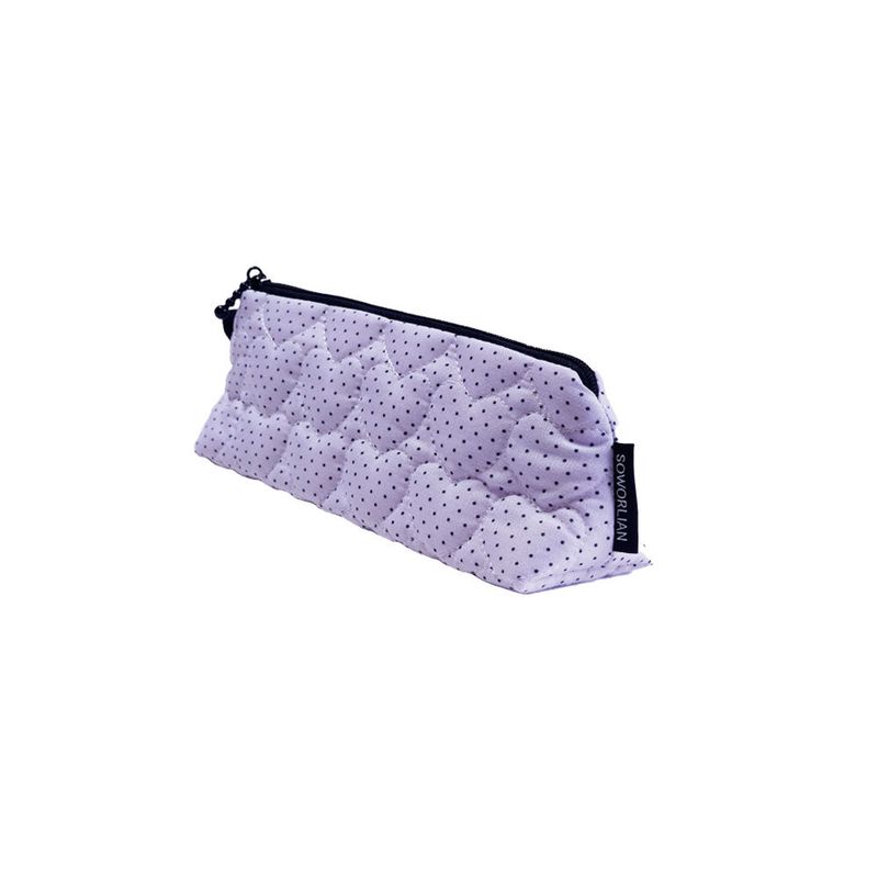 Triangle zipper Pencil Pouch_Petit Dot
