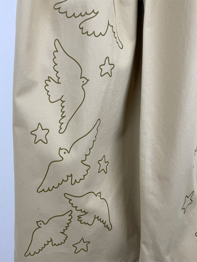 BIRD TUCK BANDING SLACKS (2C)