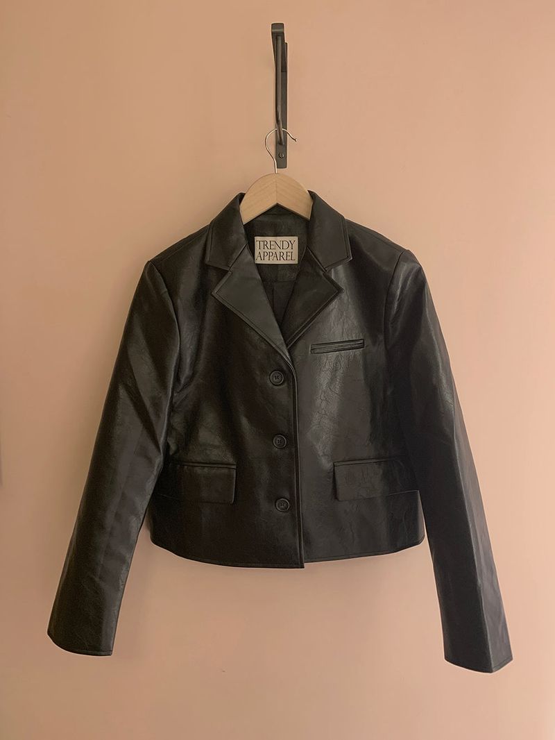 TRENDY APPAREL（トレンディー アパレル）の「[MADE] Femme Leather Mini Jacket（Jackets/Outerwear）」