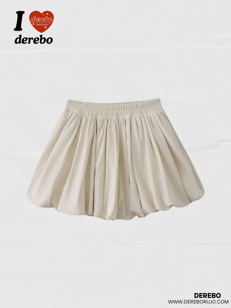 A-line pumpkin pocket mini skirt