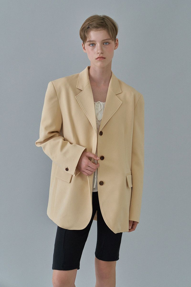 WITHOUTSUMMER（ウィズアウトサマー）の「Noah classic jacket_butter（Jackets/Outerwear）」