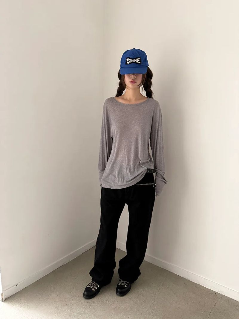 tencel loose cutting T
