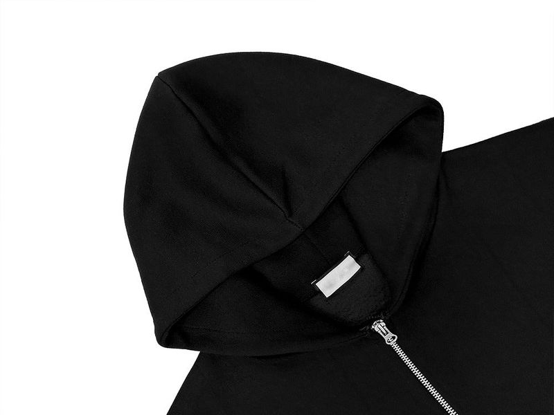 Bonded Crop Hood Zip-Up