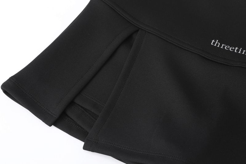 【即日発送】Athletic slit skirt - black