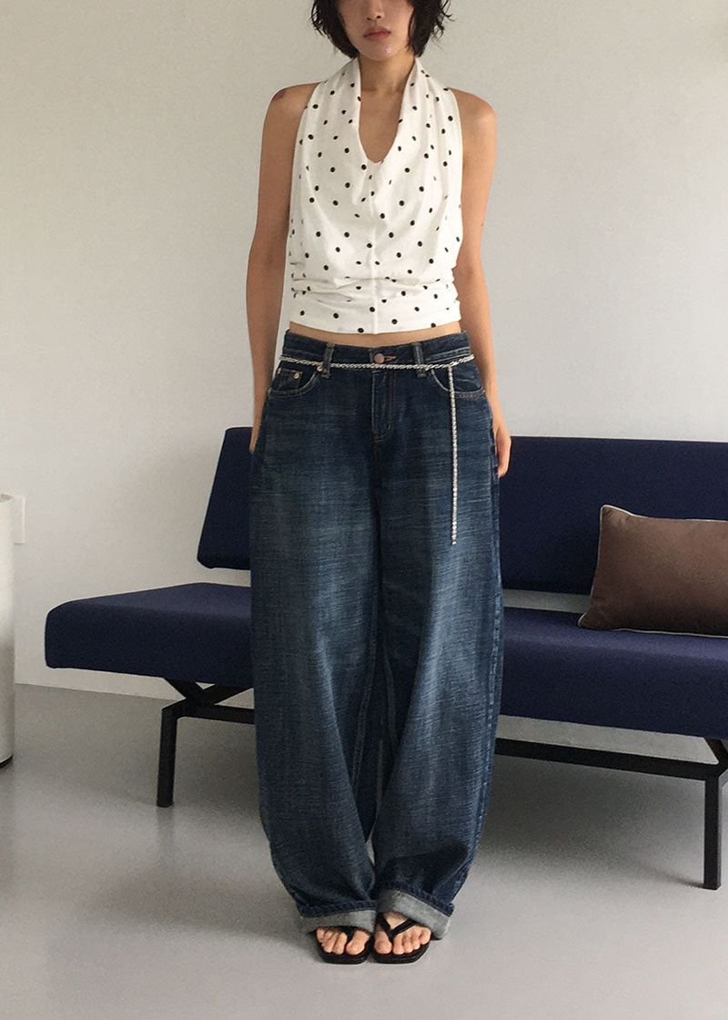 DRAPE HALTER TOP