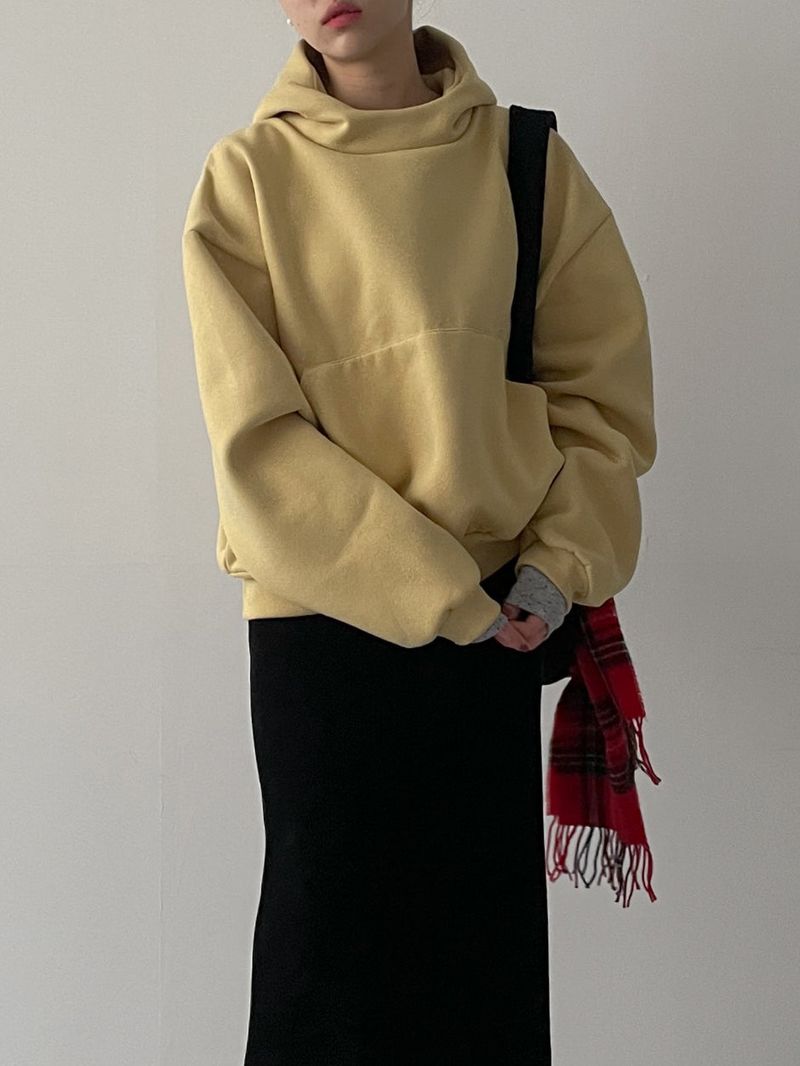 Velour H-line long skirt