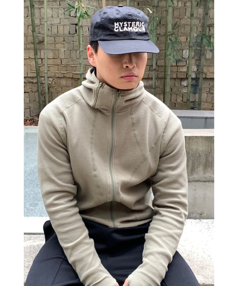 sobaq（ソバック）の「Ribbed incision hood zip-up（Tops）」