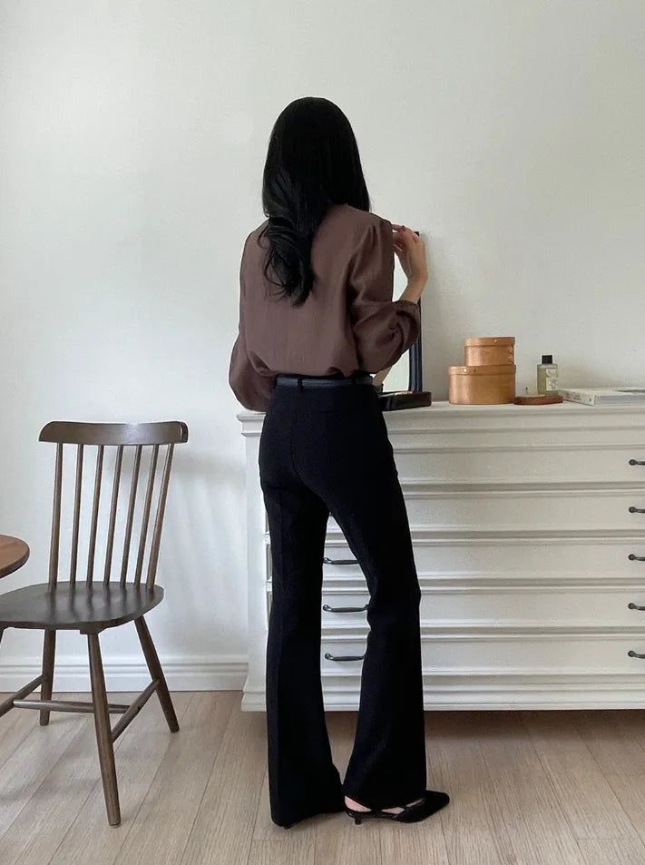 Heps Banding Span Bootcut Slacks