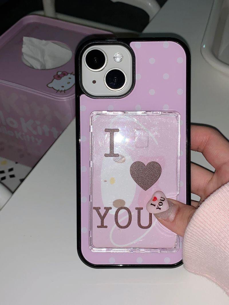 Polka dot glass phone case - magsafe