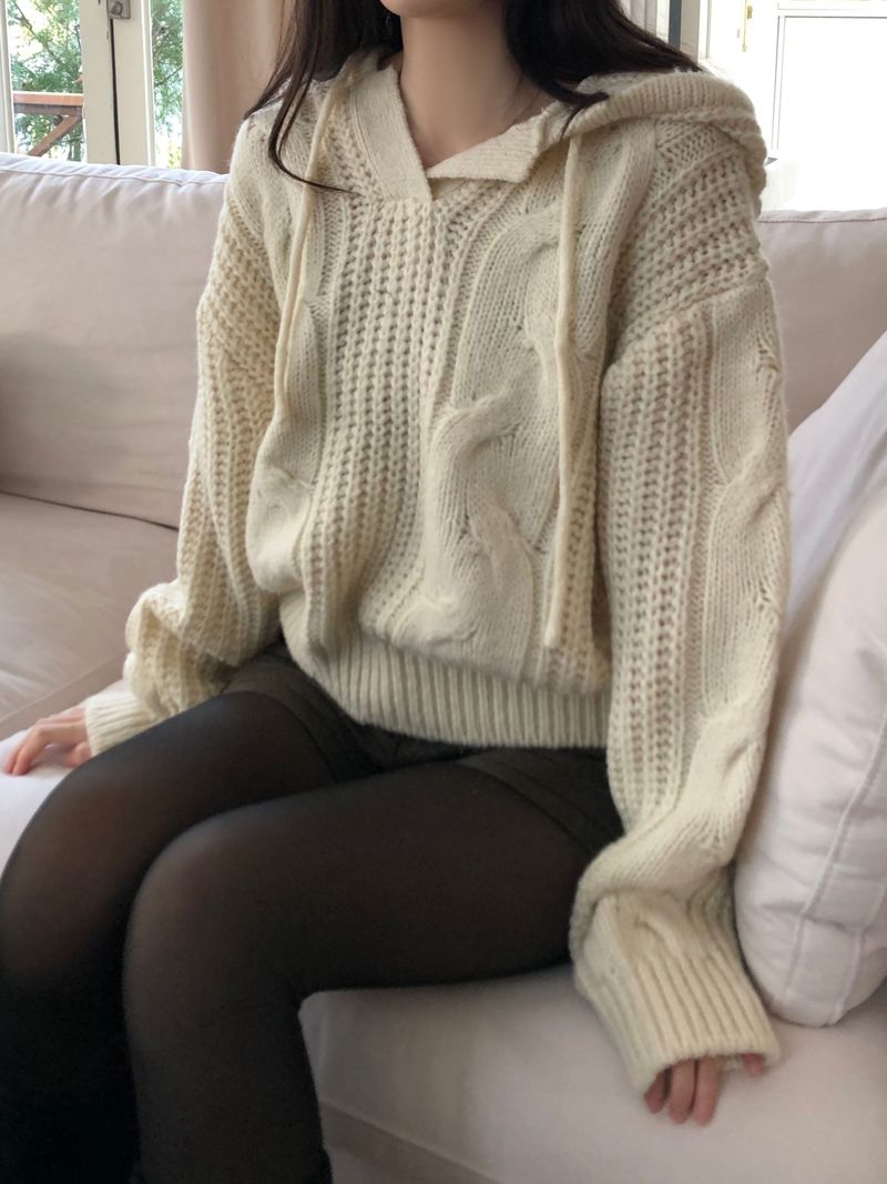 Kitten（キッテン）の「Pound Hooded Knit (2 colors)（Tops）」