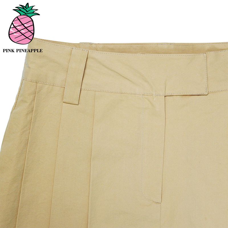 PLEATED MIDI SKIRT
