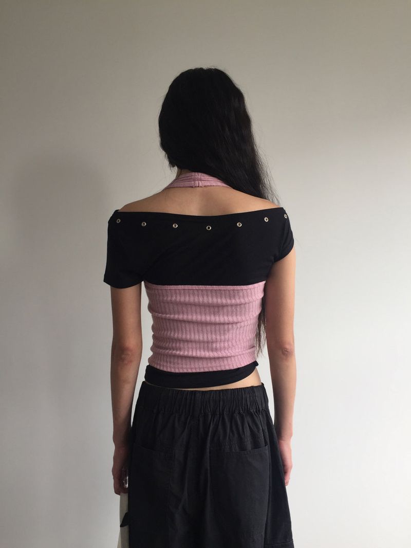 Rush Eyelet T-shirt (3color)