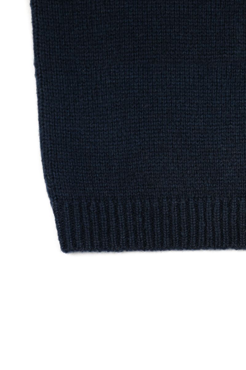 Mini Flower Short Knit [Navy]