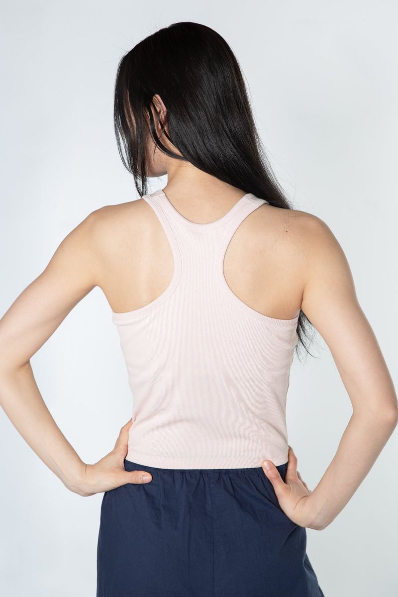 Soft Rib Tank Top (Baby pink)
