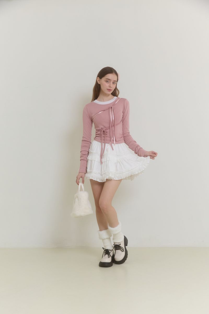 DREAMING BALLET RIBBON TOP
