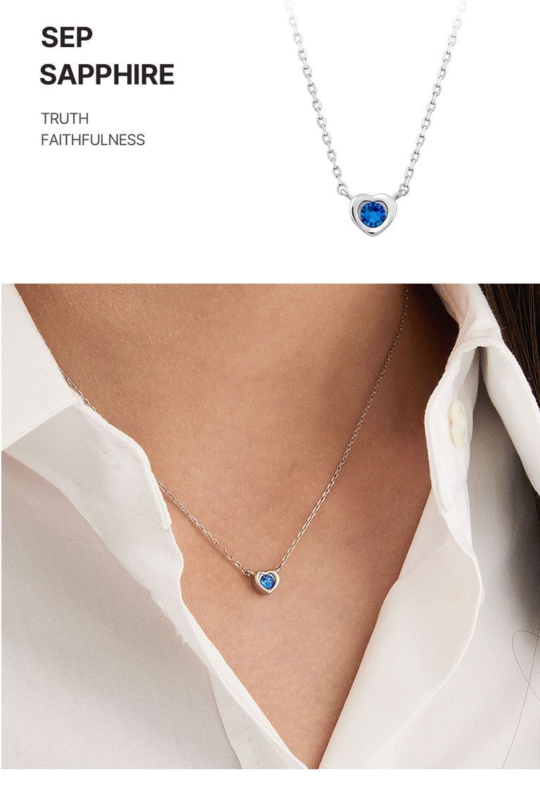 My Birthstone Necklace (12 color)