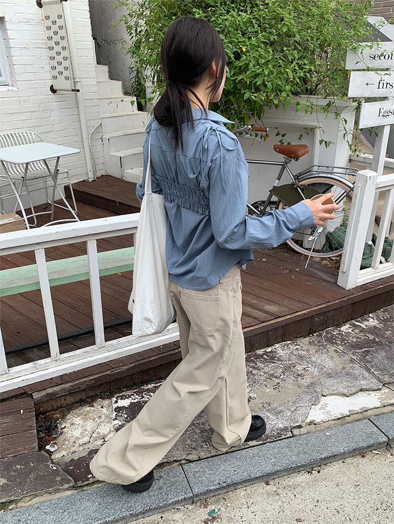 BASIC WIDE PANTS (5C)