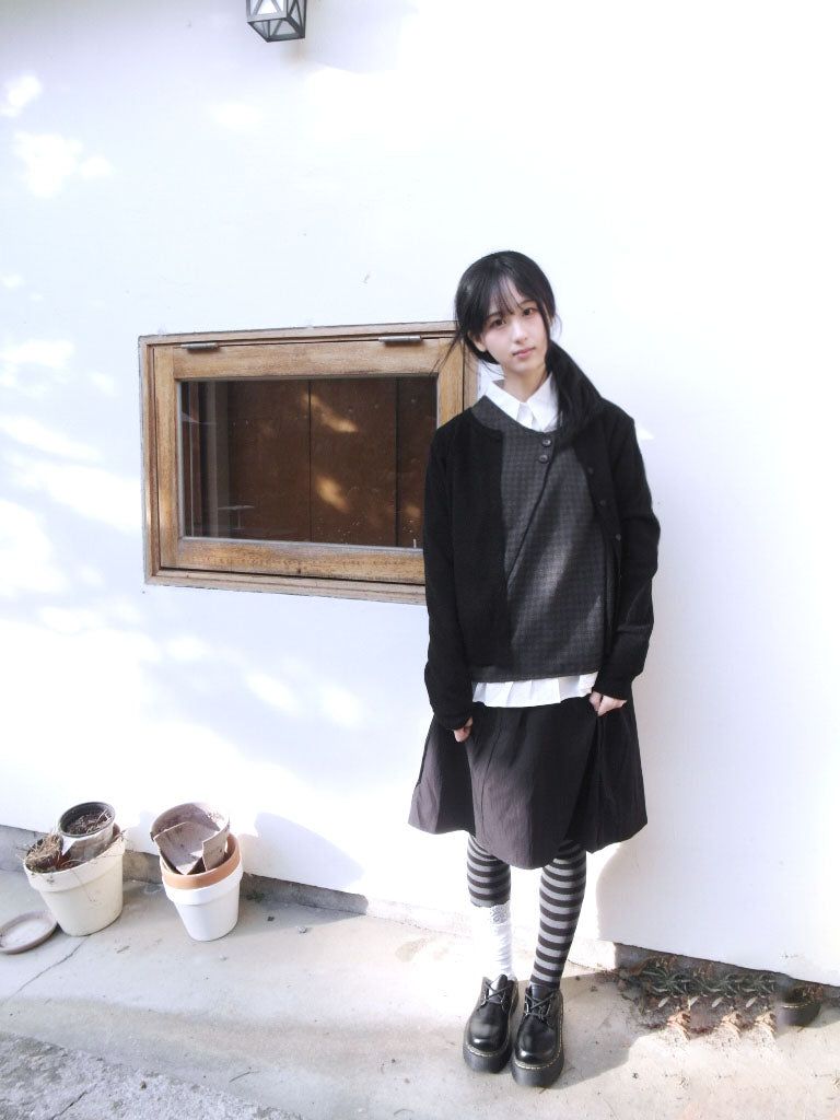 Check Layered Button Top (2colors)