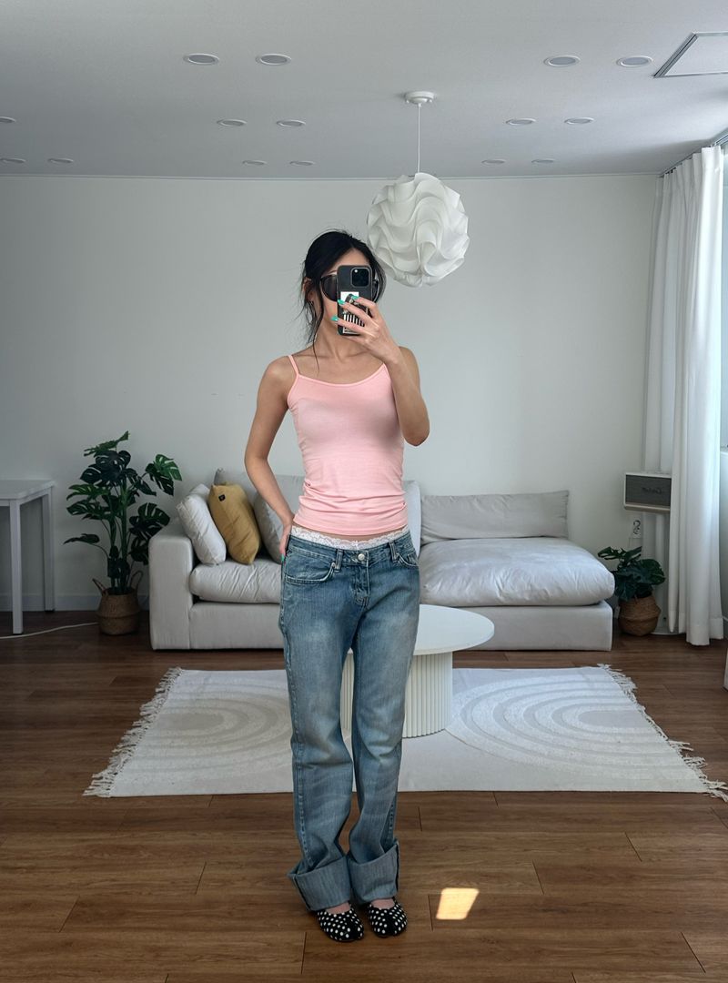 light wash low denim