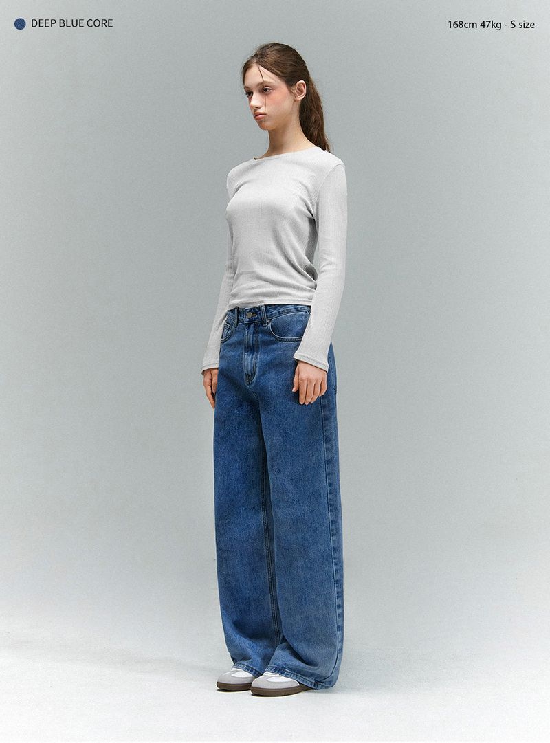 BTB : THE BEGINNING JEANS [DEEP BLUE CORE] [UNISEX]