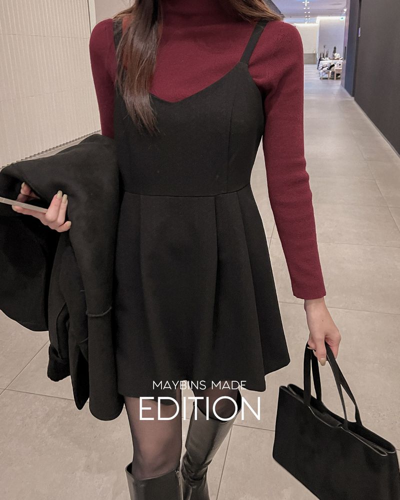 【MADE】 Bustier mini dress