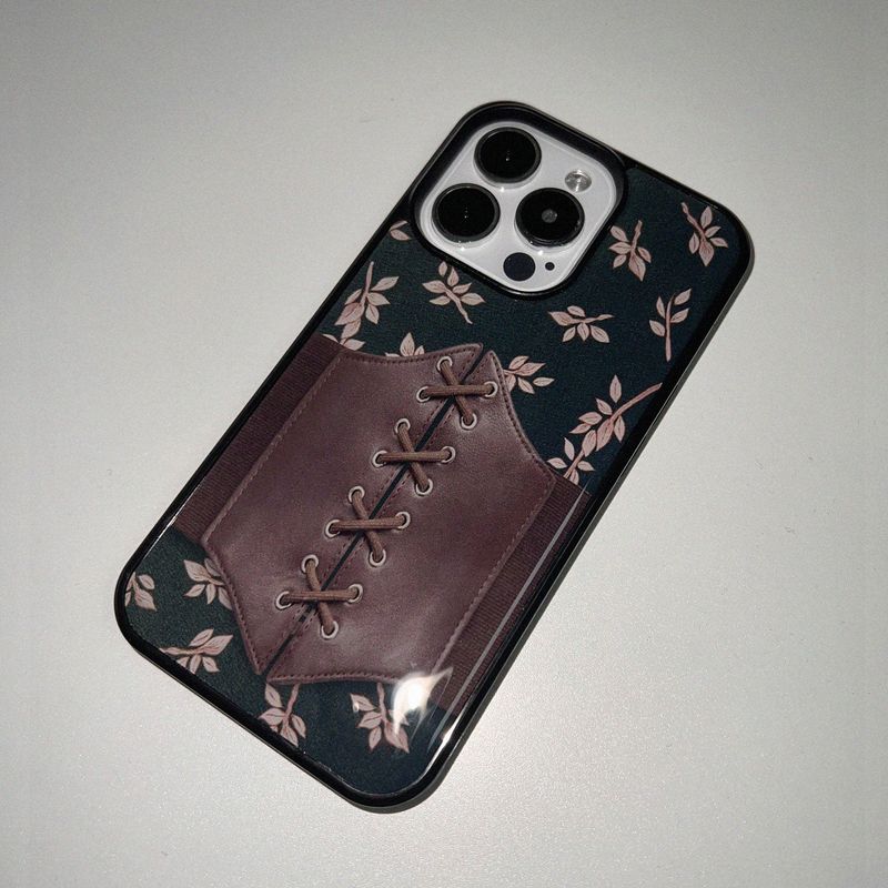 [MADE]Green Eyelet epoxy case
