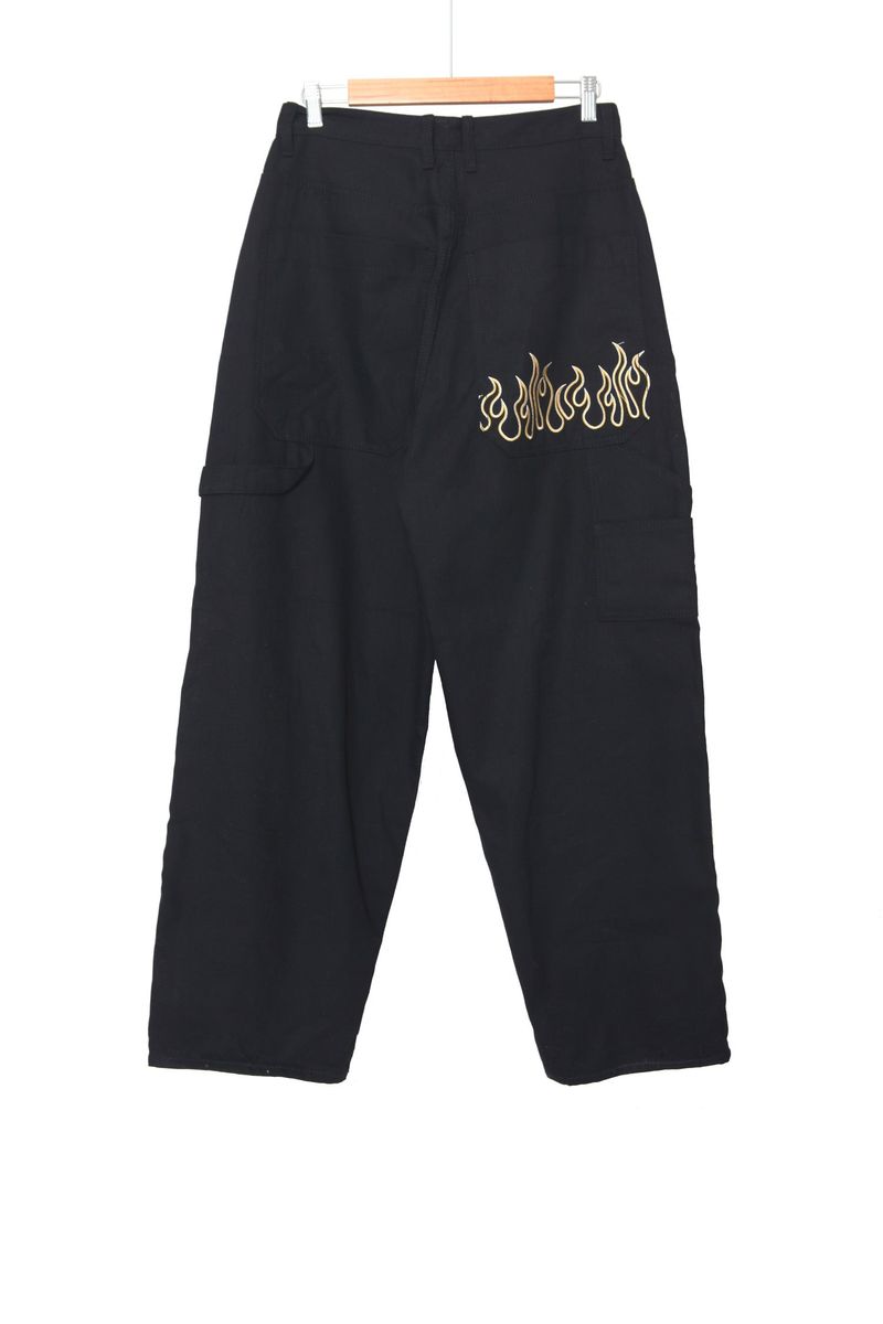 Flame Canvas Wide Pants