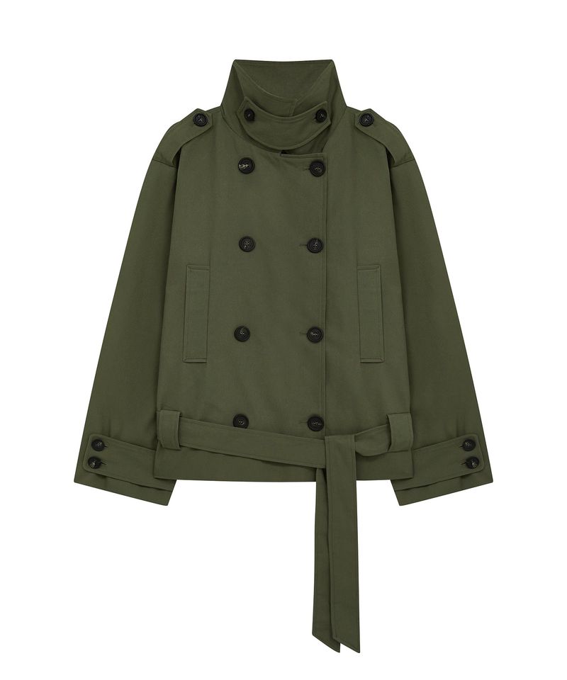 sh trench coat (khaki)