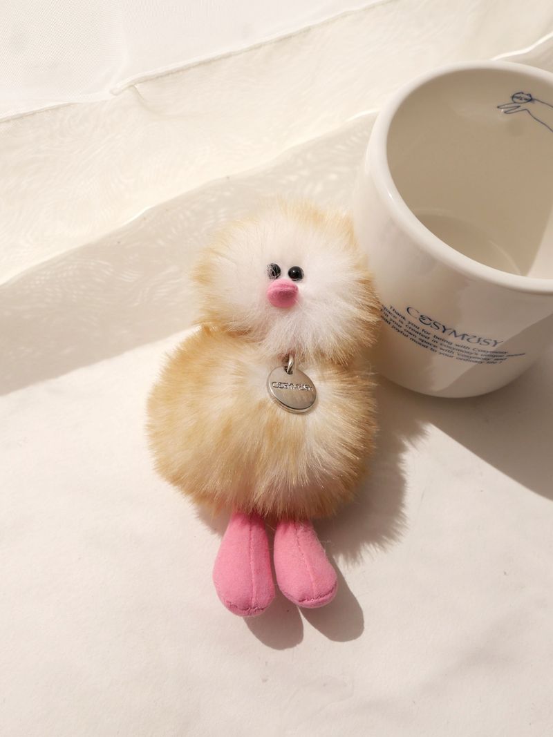 Cosymosy Mini Bird Keyring - Marshmallow