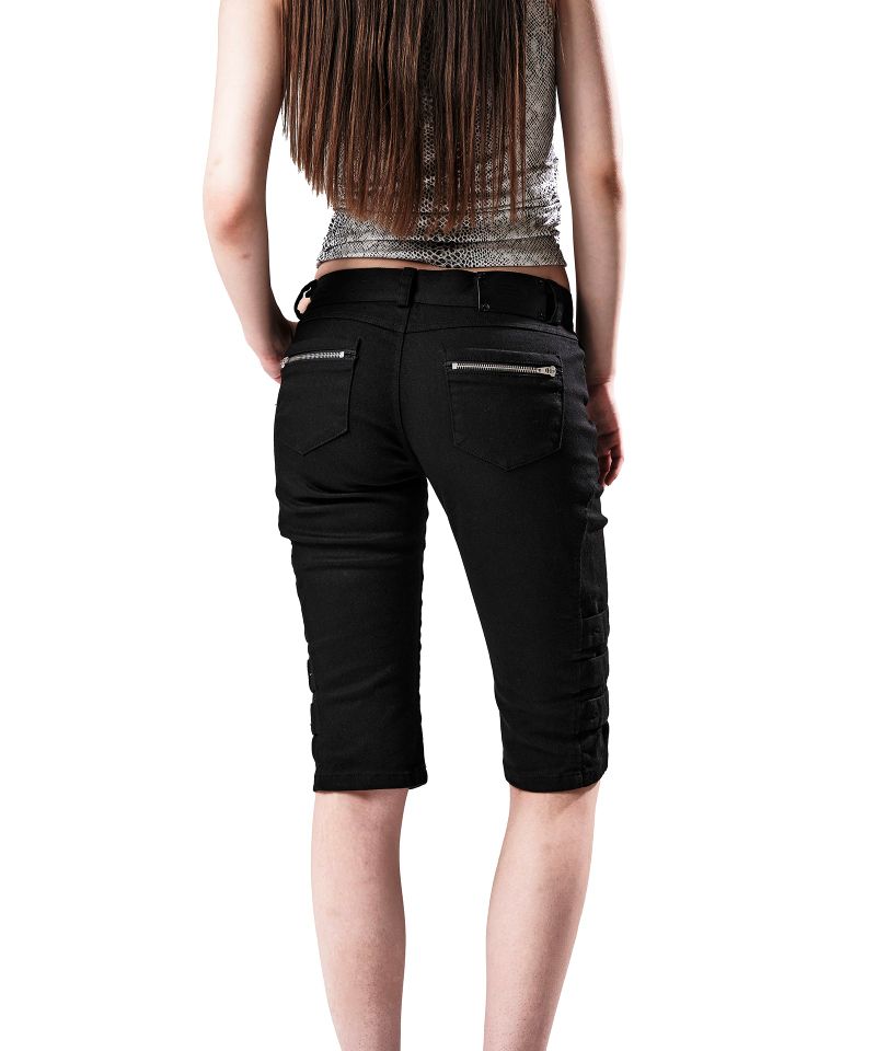 LOW-RISE CURVED PANEL CAPRIS BLACK