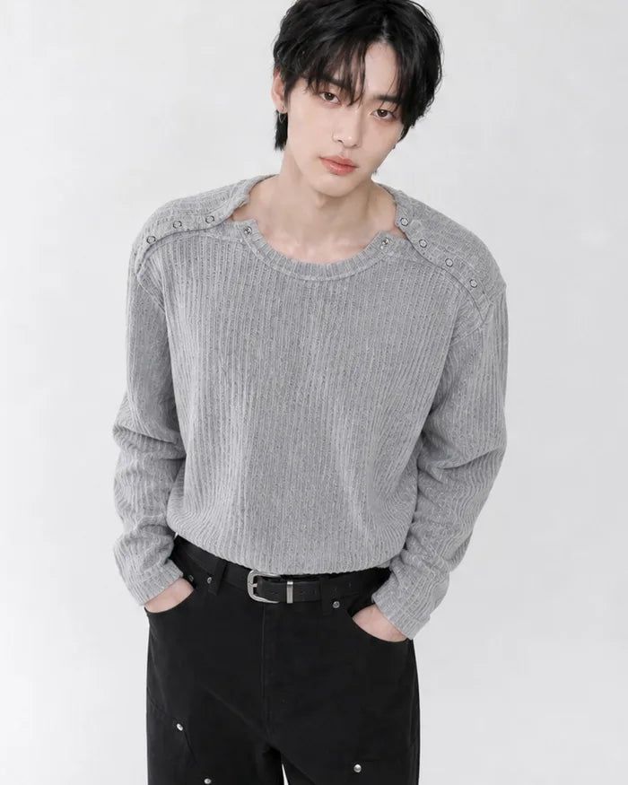 KIXI（キッシー）の「(UNISEX) ダブル ヘンリーネック ロングスリーブ（トップス）」