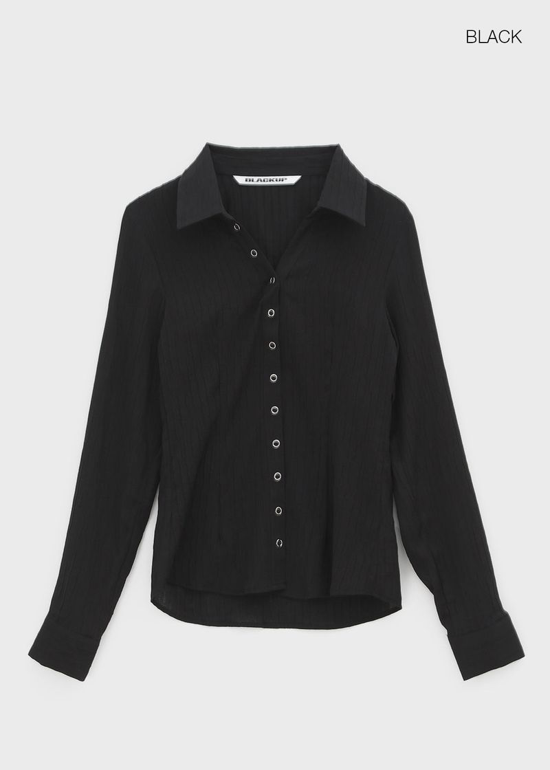 [MADE] Elsob Button Pleated Blouse