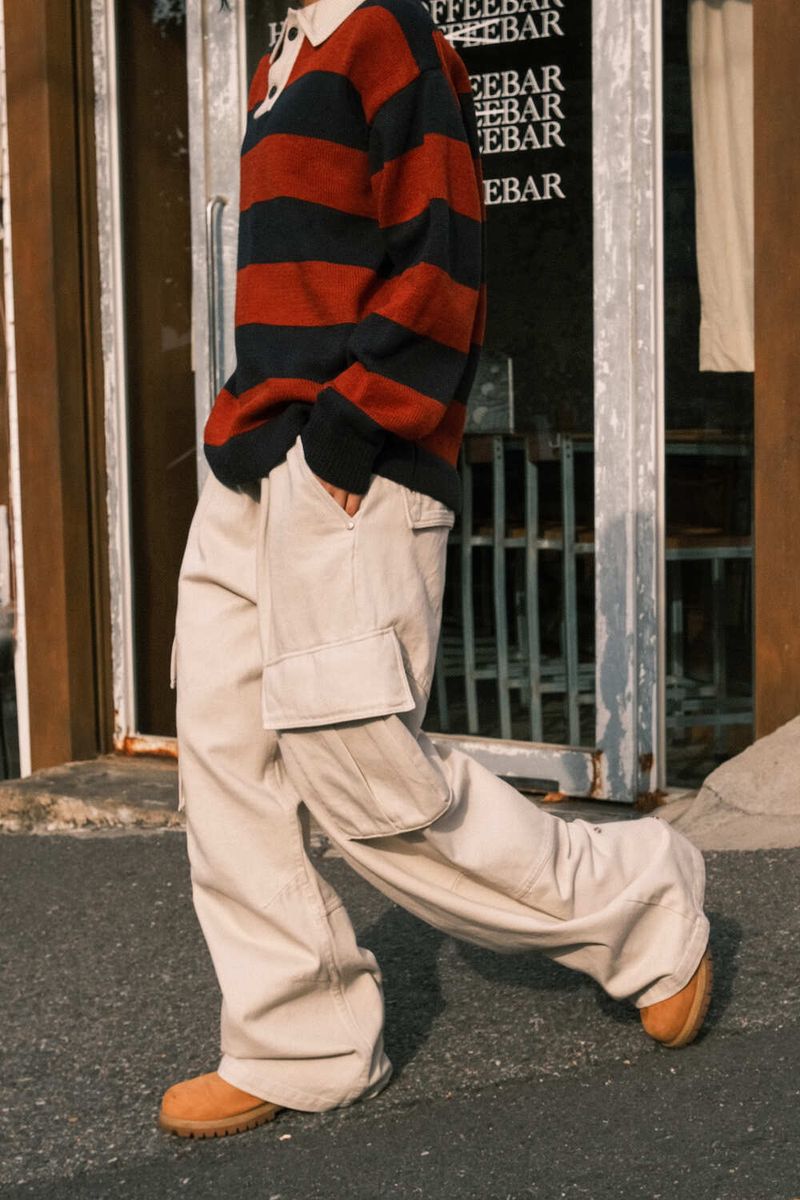 COTTON DART CARGO PANTS
