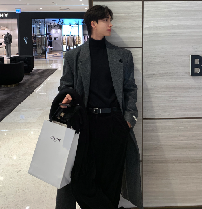 Divine Dart Maxi Overfit Wool Coat