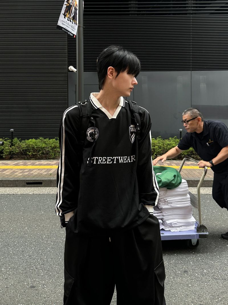 VISION TRACK COLLAR LONG SLEEVE
